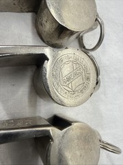 VINTAGE WHISTLE LOT OF 12 THE ACME THUNDERER – Umpire Referee 70s