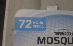 2 x Thermacell Mosquito Repellent Refills 2 Pack – 72 Hours 0.31 fl oz each
