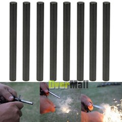 Max 40x Ferrocerium 5/16″ Flint Fire Starter Magnesium Rod kits lighter Survival