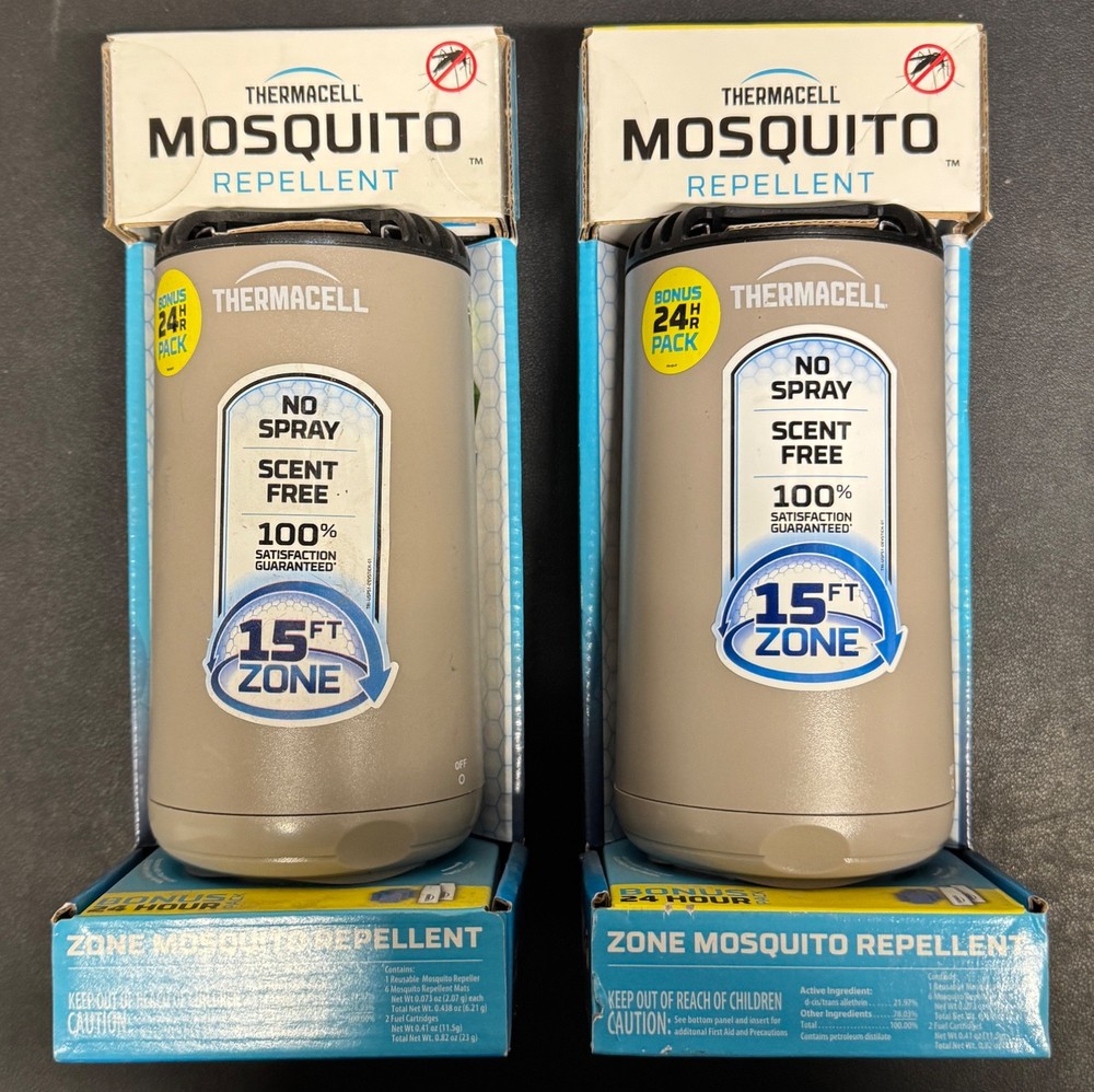 Thermacell Patio Shield Riverbed Mosquito Repeller 15ft Zone 2pk (Z2)