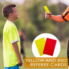 Referee Set Football, Sports Referee Cards with 4 Metal Whistle,…