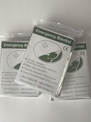 Emergency Blankets Set of 3 – 130 x 210 cm Rescue Thermal Mylar – New