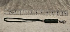 550 Paracord Wrist Lanyards, Army Green and Grizzly, 1.5 » Swivel Snap Hook