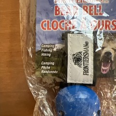 Lol of 3 Frontiersman Bear Repellent Bell With Magnetic Silencer Blue.