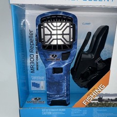 Thermacell MR300 Mosquito Repeller Bundle | 15ft Zone Mossy Oak Blue Camo