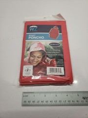» NIP » Weather Zone One Size Fits All Orange Adult Poncho » GREAT ITEM «