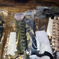 EDC HERCULES Paracord Lanyard Keychain w/ Carabiner Survival Tactical Can Opener