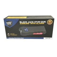 Stun Gun Rechargeable Streetwise 21,000,000 Volt w/ Flashlight 120dB Alarm New