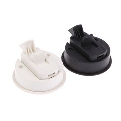 1Pc Round Flush Pull Slam Latch Cabin Flush Door Locker Mount Lift Pull Handle
