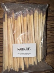 Radiatus Regular Stick Brown Tip Matches 4 Inch Refill 100 pcs