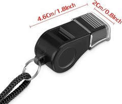 Versatile 2-Pack Whistles with 120dB Sound – Perfect for Officials & Trainers