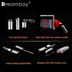 2 Pack Mini Peanut Lighter Waterproof EDC Keychain Fire Starter