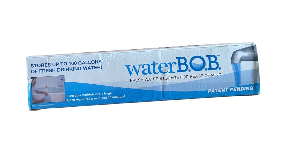 NEW WaterBOB Emergency Survival Bathtub 100 Gal BPA Free Drinking Water Filter
