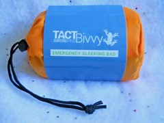 Tact Bivvy® Emergency Sleeping Bag 4.7 oz Lightweight Survival Frog orange