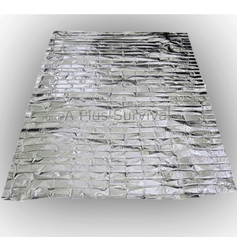 3 Pack Emergency Survival Safety Mylar Solar Blanket Wrap Thermal Escape Shelter