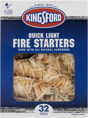 Kingsford Quick Light Fire Starter Rolls, 32 Count | All-Natural Hardwood with P