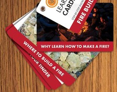 UST Learn & Live Educational Card Set, Fire Building, Cards