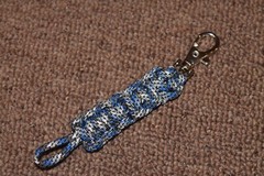 New Paracord Keychain with lobster claw clip – blue force