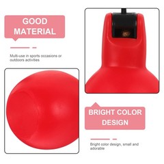 2 Pcs Portable Outdoor Whistle PVC Hand Squeeze for Survival Camping