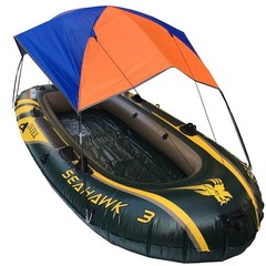 Inflatable Boat Kayak Canopy Awning Sun Shade Shelter Waterproof Tent Boat Kayak