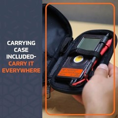 Communications PM100 Ultra Portable Pocket Multimeter | Auto Ranging, 6000