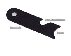 Emergency Survival Tool Rescue Rape Whistle Button Compass Fire Flint Striker