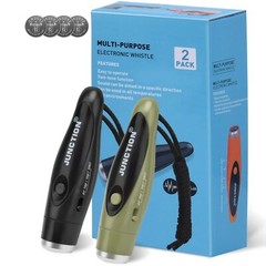 Electronic Whistles 2 Pack Handheld 3 Tones High Volume Electric Whistles wit…