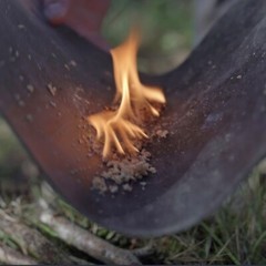 Forest Fundamentals™ Artisan Fire Mat | Handmade Genuine Leather | Fire-lighting