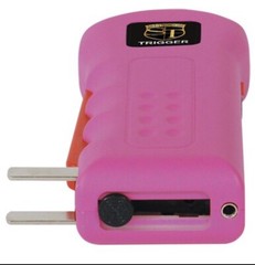 Stun Master POLICE PINK MINI Stun Gun 4.8 Milliamp Rechargeable LED FLASHLIGHT