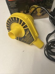 Coleman Inflate-All Air-Port Camping Air Pump Vintage Tested Complete Box