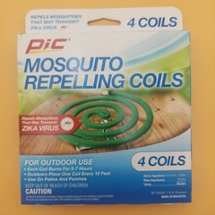 PIC Mosquito Repelling Repellent Coils 4 Packs 4-Coils per Pack 16 Total Coils