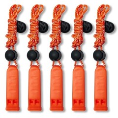 Emergency Whistle, 120db Safety Whistle Survival Shrill Loud for Camping Orange