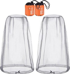 2 Pack Head Net Face Mesh Head Cover for Outdoor Lovers Protect from Fly Screen