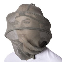 Mosquito Bee Insect Mesh Head Face Protect Fishing Net Hat Mask Cap Outdoor UER