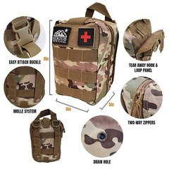 250-Piece Survival Kit – Tactical Gear & First Aid, Great Gift for Men & Dad