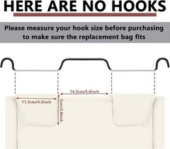 Bonuci 3 Pcs Laundry Sorter 14.76″ x 8.66″ x 21.65″, Beige, Gray, Black
