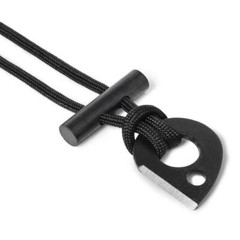 Survival Red Tinder Paracord Necklace with Firestarter Ferrocerium (Bulk 3 Sets)