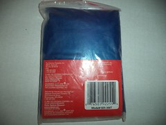 Coleman Blue Disposable One Size Fit All Emergency Poncho