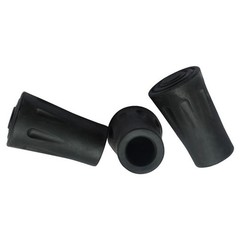 Black Rubber Pad Ferrule Keep Your Trekking Pole in Perfect Shape Black
