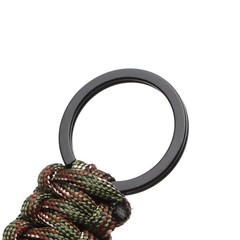 Outdoor Keychain Ring Camping Carabiner Military Paracord Cord Rope Camping