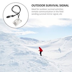2 Pcs Survival Sighting Reflective Scuba Diving Hand