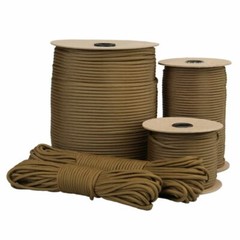 4mm Paracord 550 Bushcraft Survival Mil-Spec Type III 7 Strands – Coyote Brown