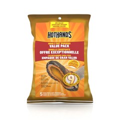 HotHands Insole Foot Warmers With Adhesive Value Pack (5-Pairs) 5 Pair, 1