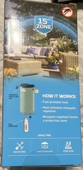 Thermacell Patio Shield Haze Mosquito Repeller Outdoor Scent Free 12hr No Spray