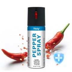 5 Pack 2oz Inert Water-Based Defensive Pepper Spray Stream