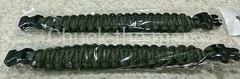WHOLESALE LOT Paracord 550 Bracelet Cobra Army Green Camping Tactical 25pcs