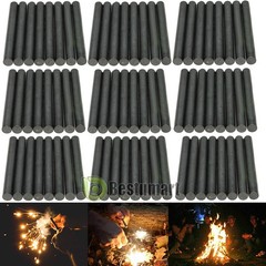 Lot 8-80 Huge 1/2″ 5/16″ Ferro Rod Fire Starter Ferrocerium Flint Survival