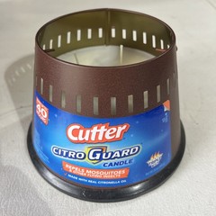 Cutter Citro Guard Citronella Candle New Repels Mosquitoes Burns Up to 40 Hours