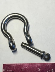 2 PCS Stainless Steel 316 Forged Bow Shackle 5/16 Inch 8mm Marine Grade