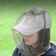 2Pcs Anti-Mosquito Bug Bee Insect Head Net Hat Cap Sun Protection Fishing Hiking